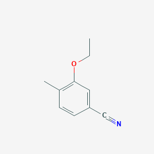 molecular formula C10H11NO B1344215 3-Ethoxy-4-methylbenzonitrile CAS No. 182287-57-6