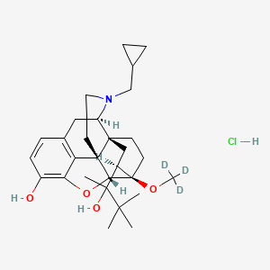 molecular formula C29H42ClNO4 B13442202 Buprenorphine-d3 Hydrochloride 