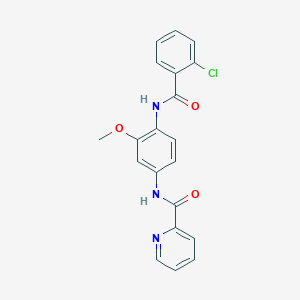 molecular formula C20H16ClN3O3 B13442214 VU0415374 
