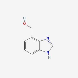 molecular formula C8H8N2O B1344222 (1H-Benzo[d]imidazol-4-yl)methanol CAS No. 65658-13-1