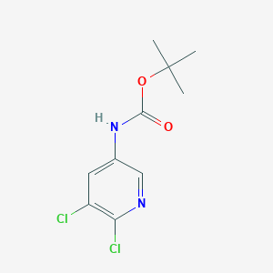 molecular formula C10H12Cl2N2O2 B1344224 tert-Butyl 5,6-dichloropyridin-3-ylcarbamate CAS No. 275383-96-5