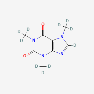 molecular formula C8H10N4O2 B13442247 Caffeine-D10 