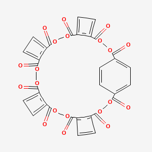 molecular formula C50H40O20 B13442257 Ethylene Terephthalate Cyclic Pentamer 