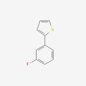 molecular formula C10H7FS B1344226 2-(3-Fluorophenyl)thiophene CAS No. 58861-49-7