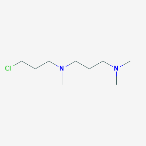 molecular formula C9H21ClN2 B13442274 N1-(3-Chloropropyl)-N1,N3,N3-trimethylpropane-1,3-diamine 