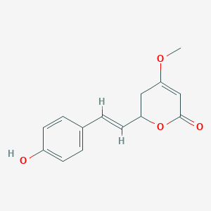 molecular formula C14H14O4 B13442307 4'-Hydroxy rac-Kavain 