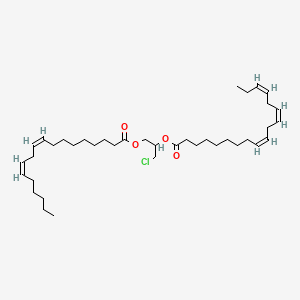 molecular formula C39H65ClO4 B13442316 rac 1-Linoleoyl-2-linolenoyl-3-chloropropanediol 
