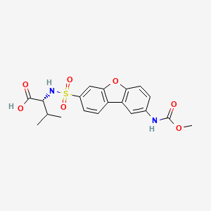 molecular formula C19H20N2O7S B13442321 MMP-12 Inhibitor 