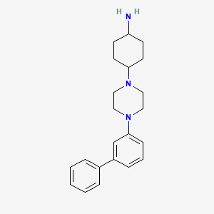 molecular formula C22H29N3 B13442359 1'-[1,1'-Biphenyl]-3-yl-[1,4'-Bipiperidin]-4-amine 