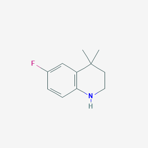 6-Fluoro-4,4-dimethyl-1,2,3,4-tetrahydroquinoline