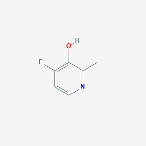 molecular formula C6H6FNO B13442434 4-Fluoro-2-methylpyridin-3-OL 