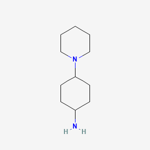 molecular formula C11H22N2 B1344246 4-(Piperidin-1-yl)cyclohexan-1-amine CAS No. 755039-84-0