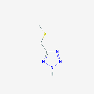 molecular formula C3H6N4S B1344252 5-[(Methylthio)methyl]-1H-tetrazole CAS No. 36855-39-7