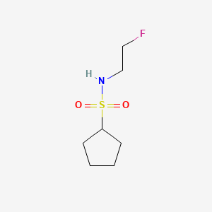 molecular formula C7H14FNO2S B13442558 N-(2-fluoroethyl)cyclopentanesulfonamide 