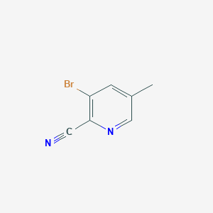 molecular formula C7H5BrN2 B1344256 3-Bromo-5-methylpicolinonitrile CAS No. 474824-78-7