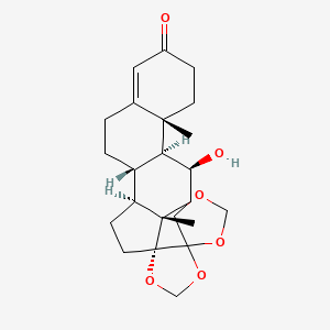 molecular formula C23H32O6 B13442563 (4E, 8E)-Sphingadienine-C18-1-phosphate 