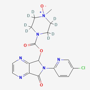 molecular formula C17H17ClN6O4 B13442590 Zopiclone-d8 N-Oxide 