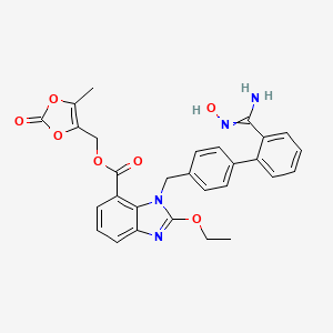 molecular formula C29H26N4O7 B13442612 Azilsartan Amidoxime 