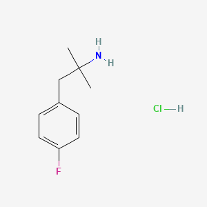 molecular formula C10H15ClFN B1344262 1-(4-Fluorophenyl)-2-methylpropan-2-amine hydrochloride CAS No. 2413-54-9