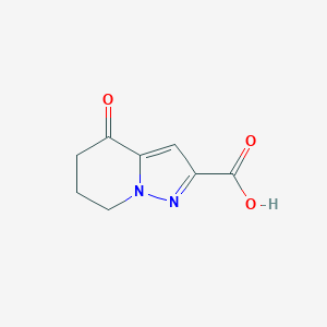 4-Oxo-4,5,6,7-tetrahydropyrazolo[1,5-a]pyridine-2-carboxylic acid