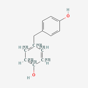 molecular formula C13H12O2 B13442701 Bisphenol F-13C6 