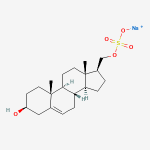 molecular formula C20H31NaO5S B13442741 Sodium 3-Hydroxy-androst-5-ene-17-methylsulfate 