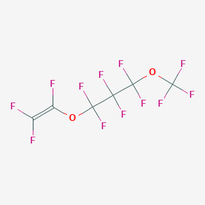 molecular formula C6F12O2 B1344276 1,1,2,2,3,3-六氟-1-(三氟甲氧基)-3-[(1,2,2-三氟乙烯基)氧基]丙烷 CAS No. 40573-09-9