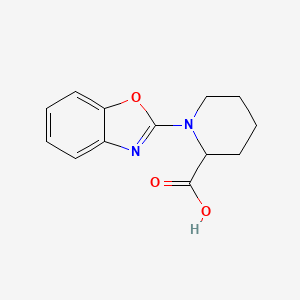 1-(1,3-Benzoxazol-2-yl)piperidine-2-carboxylic acid