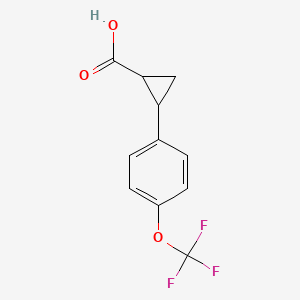 2-(4-(trifluoroMethoxy)phenyl)cyclopropanecarboxylic acid