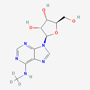 molecular formula C11H15N5O4 B13442827 n6-Methyladenosine-d3 