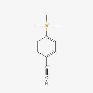 molecular formula C11H14Si B1344288 (4-Ethynylphenyl)trimethylsilane CAS No. 16116-92-0