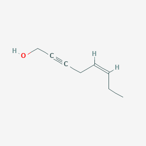 molecular formula C8H12O B13442880 (Z)-Oct-5-en-2-yn-1-ol 
