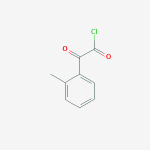 molecular formula C9H7ClO2 B134429 (2-Methylphenyl)(oxo)acetyl chloride CAS No. 149922-98-5