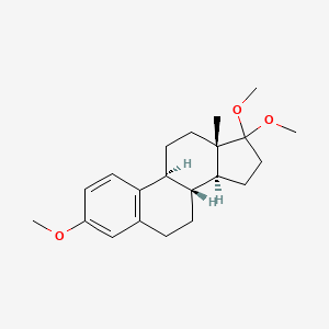 molecular formula C21H30O3 B13442930 3,17,17-Trimethoxy-estra-1,3,5(10)-triene 