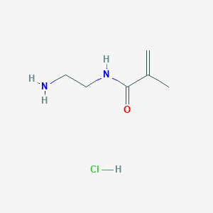 molecular formula C6H13ClN2O B1344296 N-(2-Aminoethyl)methacrylamide hydrochloride CAS No. 76259-32-0