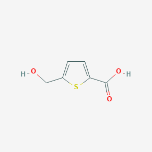 molecular formula C6H6O3S B1344300 5-(Hydroxymethyl)thiophene-2-carboxylic acid CAS No. 14282-64-5