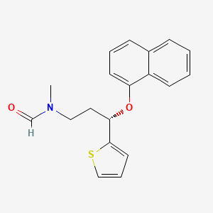 molecular formula C19H19NO2S B13443079 N-Formyl Duloxetine 