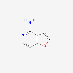 molecular formula C7H6N2O B1344308 Furo[3,2-c]pyridin-4-amine CAS No. 33007-09-9