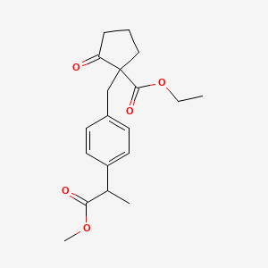 molecular formula C19H24O5 B13443094 Loxoprofen Ethoxy Carbonyl Methyl Ester 