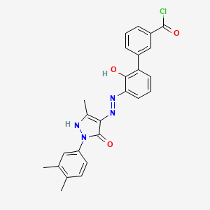 molecular formula C25H21ClN4O3 B13443139 Eltrombopag Chloride 