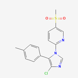 molecular formula C16H14ClN3O2S B13443179 Vitacoxib 