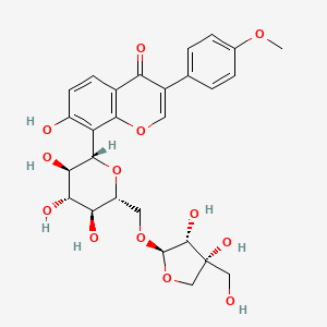 molecular formula C27H30O13 B13443214 Formononetin-8-C-beta-D-apiofuranosyl-(1->6)-O-beta-D-glucopyranoside 