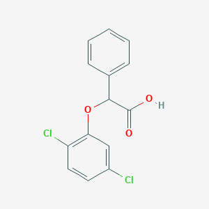 molecular formula C14H10Cl2O3 B1344323 2-(2,5-Dichlorophenoxy)-2-phenylacetic acid 