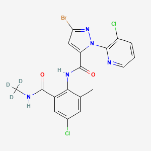 molecular formula C18H14BrCl2N5O2 B13443240 Chlorantraniliprole-D3 