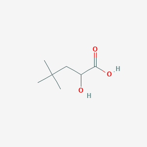 molecular formula C7H14O3 B1344337 2-Hydroxy-4,4-dimethylpentanoic acid CAS No. 65302-98-9