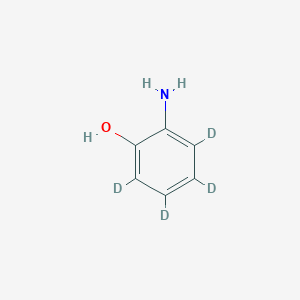 molecular formula C6H7NO B13443382 2-Aminophenol-d4 
