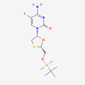 molecular formula C14H24FN3O3SSi B13443488 N7-(2-Hydroxyethyl-d4)adenine 