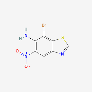 7-Bromo-5-nitrobenzo[d]thiazol-6-amine