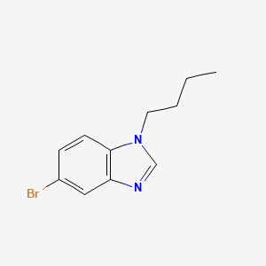 molecular formula C11H13BrN2 B1344352 5-Bromo-1-butyl-1H-benzo[d]imidazole CAS No. 406236-04-2