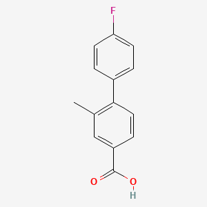 4-(4-Fluorophenyl)-3-methylbenzoic acid